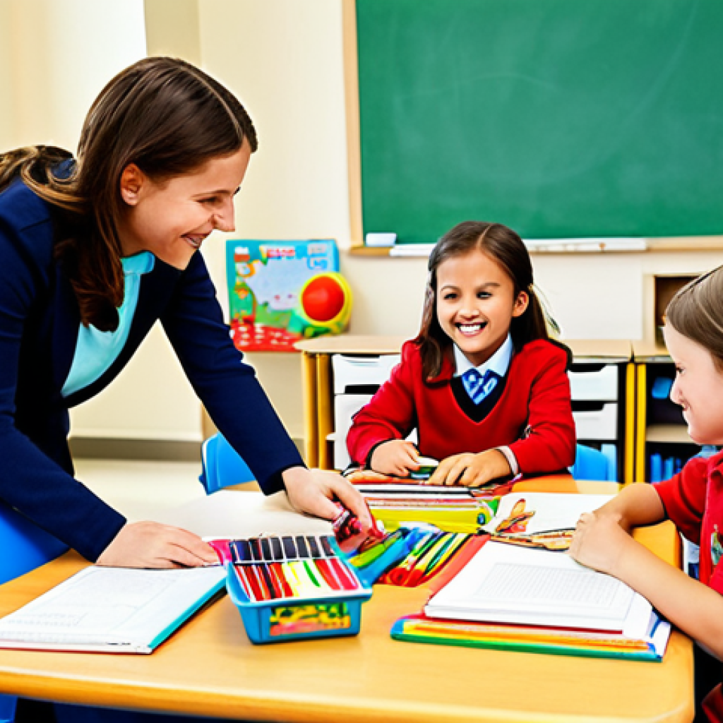 Engaging Classroom Environment**
"A bright and cheerful classroom scene depicting children fully clothed in appropriate attire, participating in a hands-on learning activity. The room is well-organized with clearly defined learning zones, featuring art supplies, books, and educational toys. Emphasis on collaboration and active engagement. Perfect anatomy, correct proportions, natural pose. Safe for work, appropriate content, family-friendly, professional setting."
**