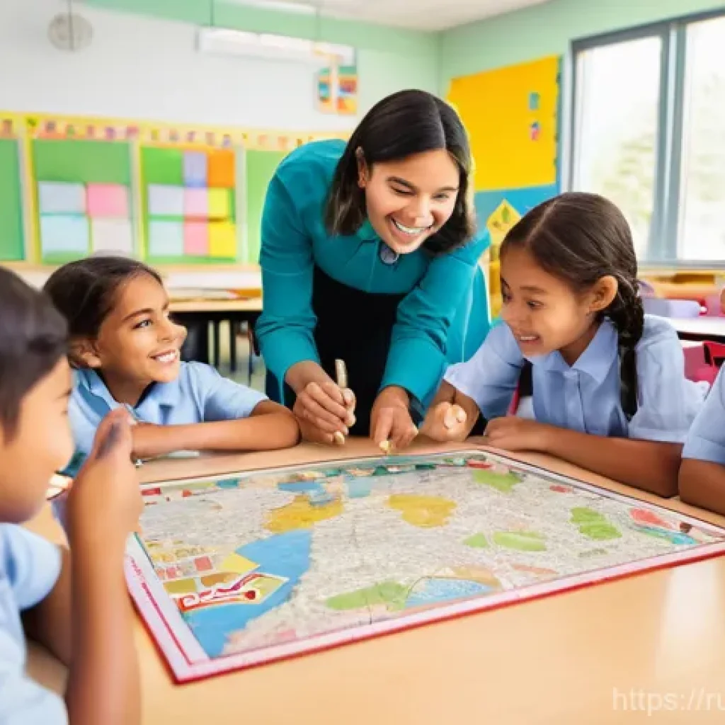 방과후지도사와 아동심리학의 연관성 - **Prompt:** A vibrant classroom filled with natural light, where a diverse group of 5-7 year old chi...