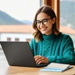 Home 18 방과후지도사 자격증 취득 후기 - **Prompt 1: The Modern Online Educator's Freedom**
A bright, warm-toned image of a cheerful fema...